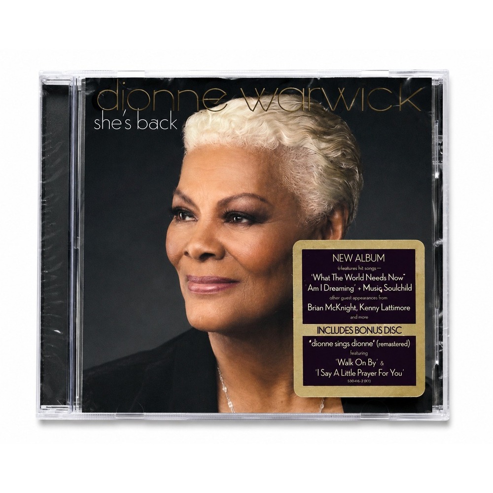 Dionne Warwick She's Back 2 CD Set 2019 NEW Factory Sealed Bonus Disc R&B Soul